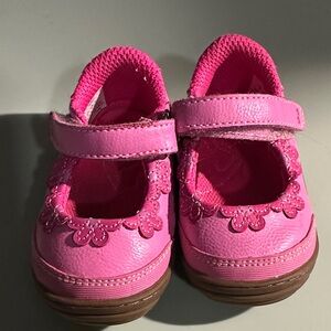 Stride Rite Pink Floral Kids Dress Shoes - Bin 15